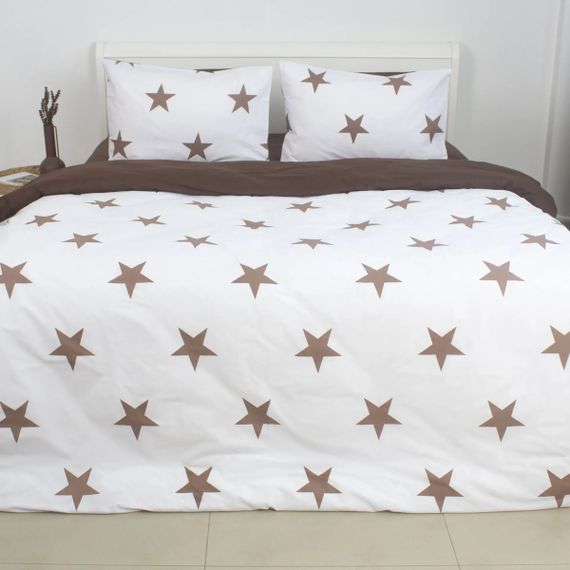 Постільна білизна двоспальне ТЕП Happy Sleep Chocolate Stars 2-03795_35954 210х175 см