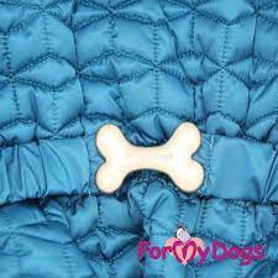 Зимний комбинезон для больших собак For My Dogs "Прошивка" синий | Зображення 2