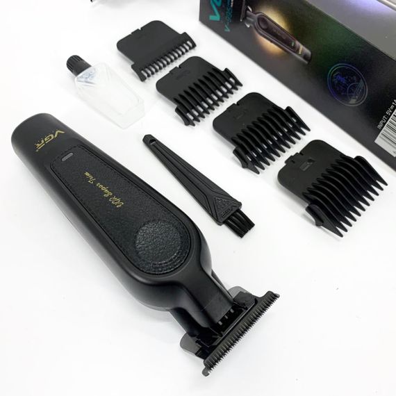 Акумуляторна машинка для стрижки VGR V-995 + 4 насадки, 2000 мАг, USB | Зображення 1