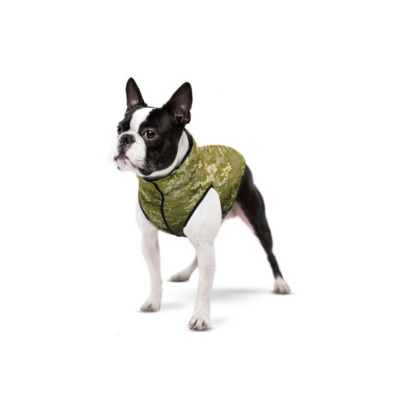 Курточка для собак WAUDOG Clothes, малюнок "Мілітарі", S35, В 47-50 см, С 30-33 см | Зображення 3