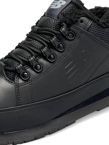 Чоловічі зимові кросівки N-ew B-alance 754 All Black Grey Fur 44 28.0 см