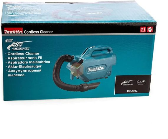 Пилосос акумуляторний для транспортних засобів Makita DCL184Z (54 мбар, 1.4 м3/хв, LXT, без акумуляторів та зарядного пристрою) | Зображення 7
