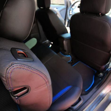 Чехлы на сиденья из экокожи и автоткани ВАЗ Priora 2171 2009-2018 EMC-Elegant | Зображення 6