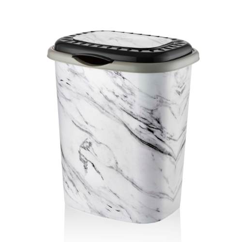 DECOR кошик для білизни 41л (х128 білий мармур)