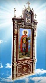 Кіот напольний дерев"яний 310х100см