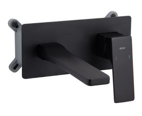 Змішувач для раковини Qtap прихованого монтажу Gemini, Matt Black (k35) QTGEM273BLM45694