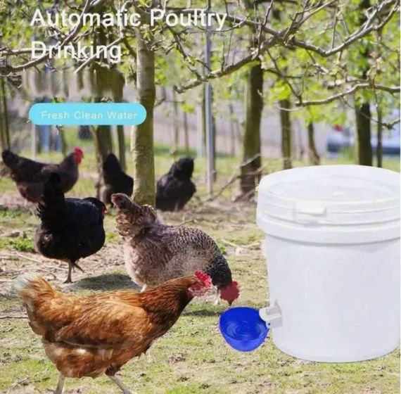 Автоматичний крапельний поїльник для курей 5 шт | Зображення 3