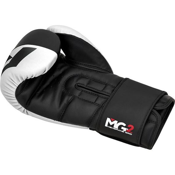 Боксерські рукавиці RDX F4 Boxing Sparring Gloves Hook&amp;Loop WHITE/BLACK 12 унцій (капа у комплекті) | Зображення 3
