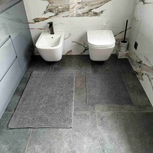 Килимок для ванних кімнат TM DARIANA Standard Plus  60*90 сірий | Зображення 3