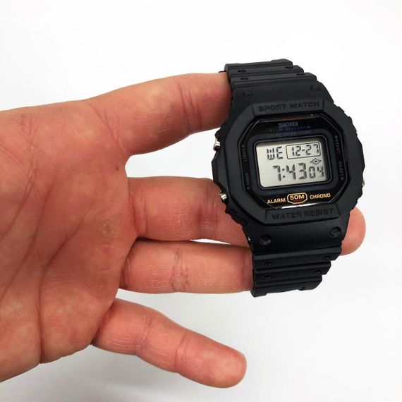 Водонепроникні чоловічі годинники SKMEI 1628BKWT Чоловічі годинники стильні на руку BY-70 | Зображення 2