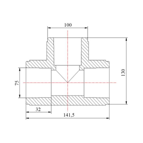 Трійник PPR Blue Ocean 75 SD00009203 | Зображення 1