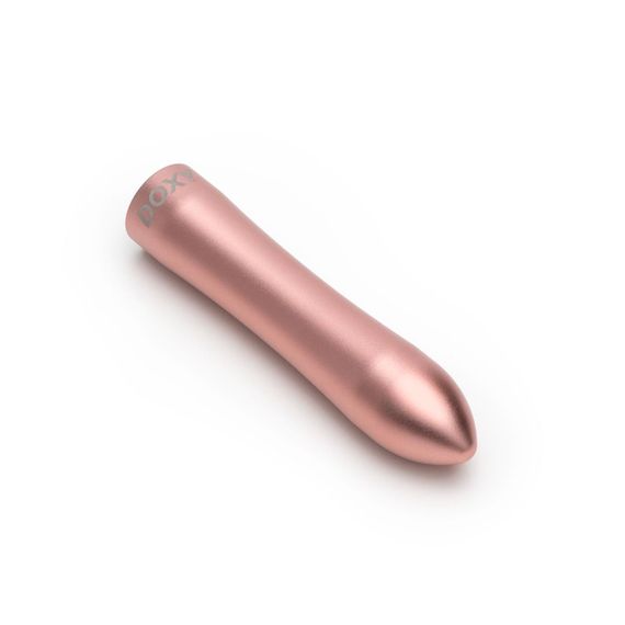 Потужна віброкуля DOXY ROSE GOLD у металевому кейсі, ультрагладенька, 7 режимів Sex Aura | Зображення 1