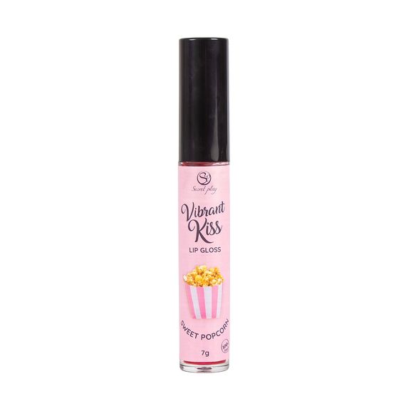 Блиск для губ з ефектом вібрації - Secret Play Sweet Popcorn Lip Gloss Vibrant Kiss | Зображення 2