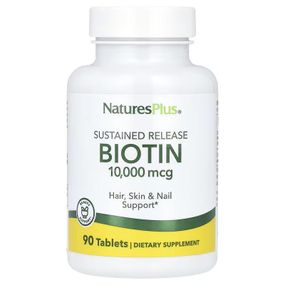 Біотин Nature's Plus Sustained Release Biotin 10,000 mcg 90 Tablets