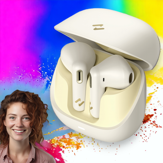 Беспроводные наушники HAVIT HV-TW905 TWS Beige | Зображення 1