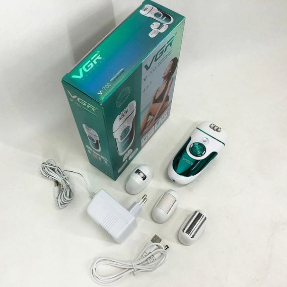 Эпилятор электроэпилятор, Триммер для стрижки интимных мест, Водонепроницаемый депилятор FX-84 | Зображення 8