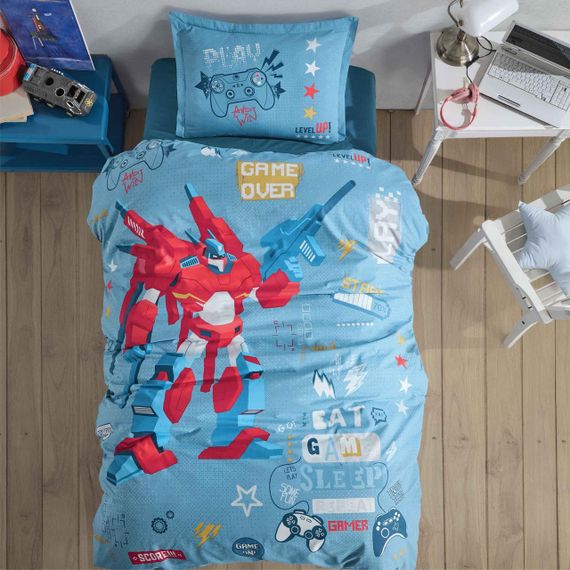 Детское постельное белье Сlasy Ranforce 160х220 Game Over | Зображення 4