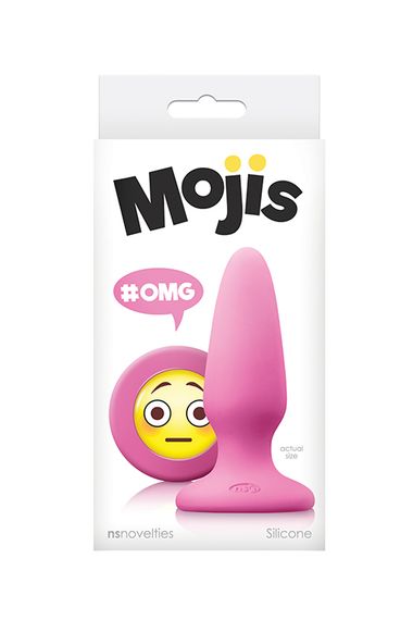 Анальна пробка NS Novelties MOJIS OMG MEDIUM PINK | Зображення 1