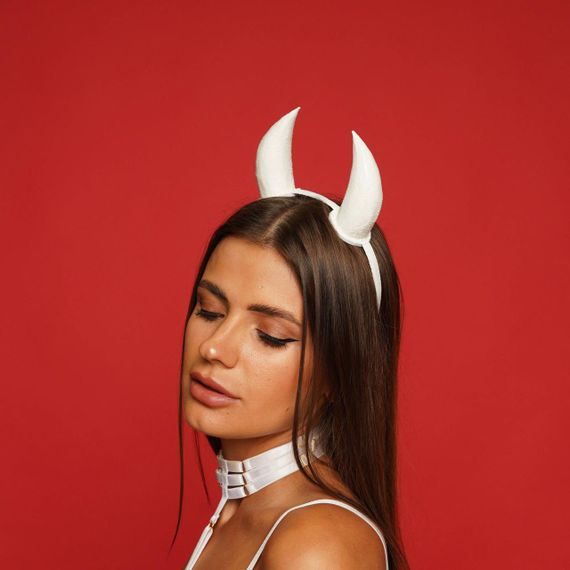 Роги диявола маленькі, Білі OKOVA Sex Aura | Зображення 1