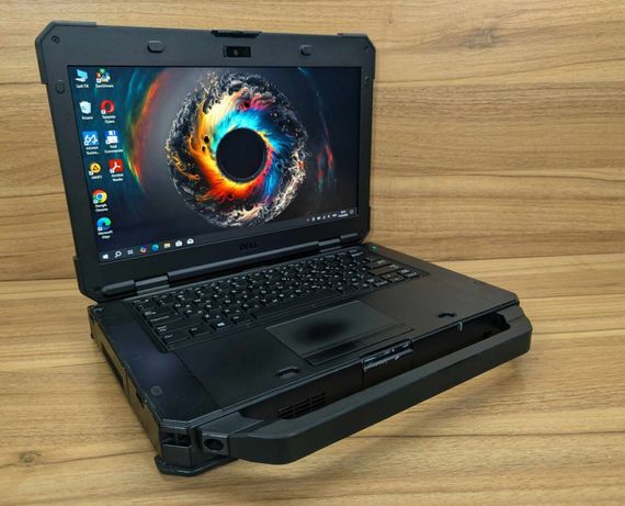 Захищений ноутбук Dell Latitude 5424 Rugged / 14" (1920x1080) IPS / Intel Core i5-8350U (4 (8) ядра по 1.7 - 3.6 GHz) / 8 GB DDR4 / 512 GB SSD / Intel UHD Graphics 620 / WebCam / Windows 10 б/в + Подарунок Бездротова миша / USB | Зображення 3