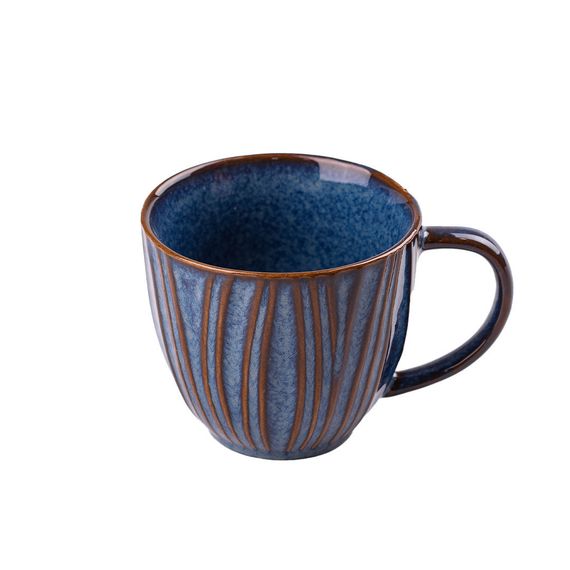 Чашка фарфоровая 350мл с блюдцем Синий | Зображення 1