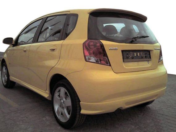 Спойлер (под покраску) для Chevrolet Aveo T200 2002-2008 гг.