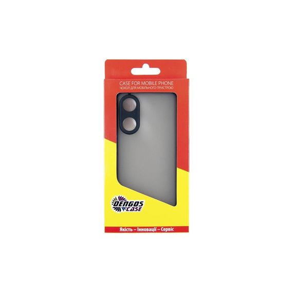 Чохол до мобільного телефона Dengos Kit for OPPO Reno 8T case + glass (Black) (DG-KM-33) | Зображення 3