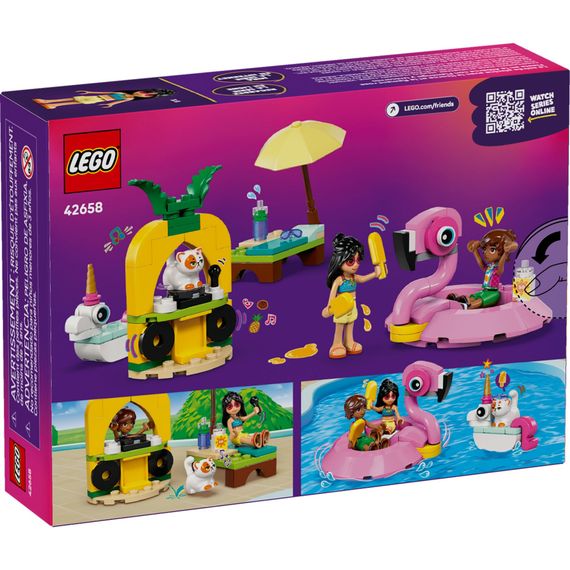 Конструктор LEGO Friends Вечірка єдинорога та фламінго біля басейну (42658) | Зображення 5