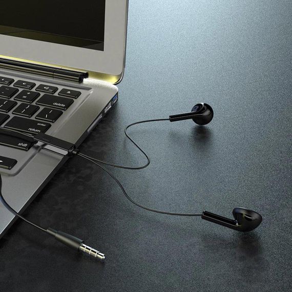 Навушники BOROFONE BM40 Sage universal earphones with mic Black | Зображення 2