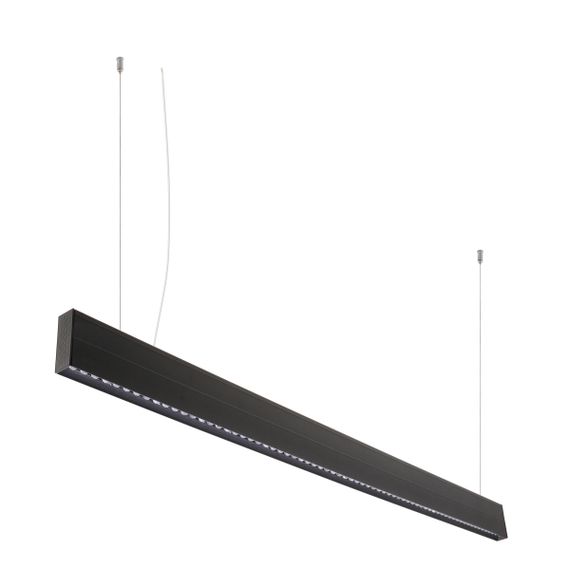 Линейный подвесной светодиодный светильник FLF-65 40W NW BK LED 1,2m