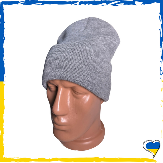 Шапка серая. Унисекс. Шапка обычная однотонная. Различные цвета. Мужская, женская, детская