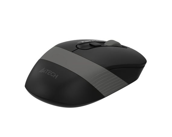 Миша бездротова A4Tech Fstyler FG10S (Grey), безшумна, USB, колір чорний+сірий | Зображення 4