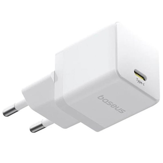 МЗП Baseus Palm Fast Charger 30W (1USB-C) (P10111605113-00) Moon White | Зображення 1