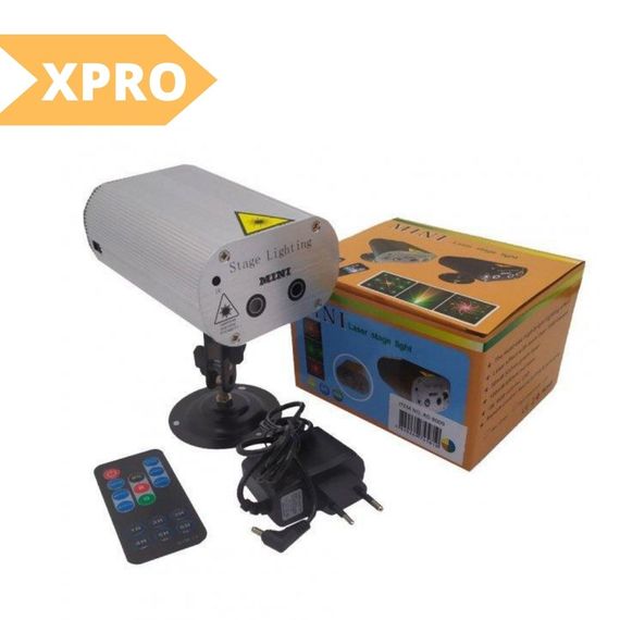 Лазерна установка XPRO RD-8009 RGB + пульт сіра (MER-14575_530) | Зображення 1