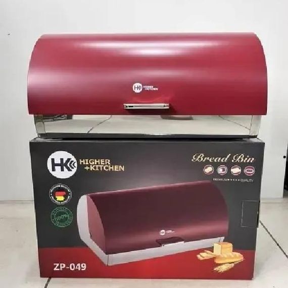 Хлебница из нержавеющей стали Zepline ZP-049 Красная