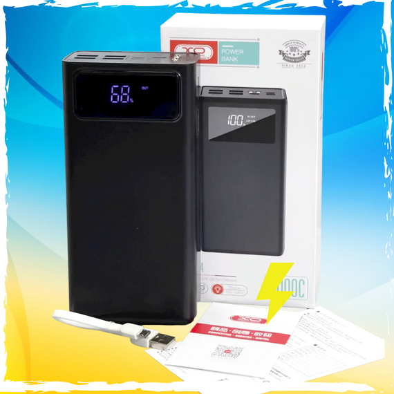 Потужний Павербанк 50000mAh. PowerBank 50000mAh. Павербанк з ліхтарем