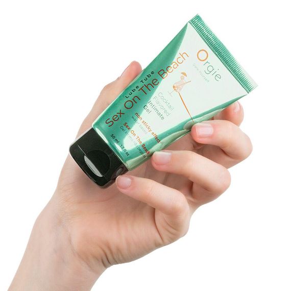 Лубрикант на водной основе Orgie Lube Tube Sex On The Beach, 50 мл, персиково-апельсиновый вкус | Зображення 3