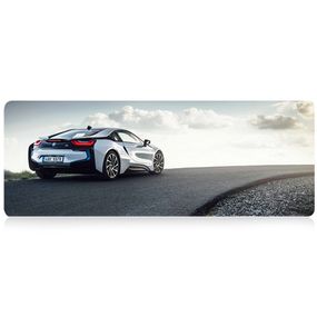 Килимок 300*700 тканинний BMW з боковою прошивкою, товщина 2 мм, Gray, Пакет
