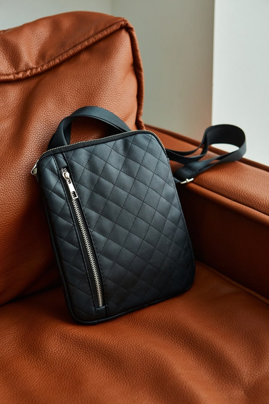 Барсетка Ромбик чорний | Зображення 2