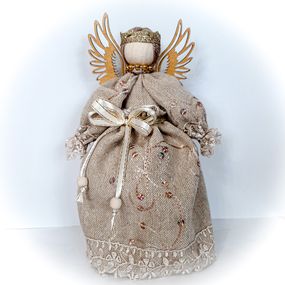 Ангел Хранитель кукла в стиле мотанка