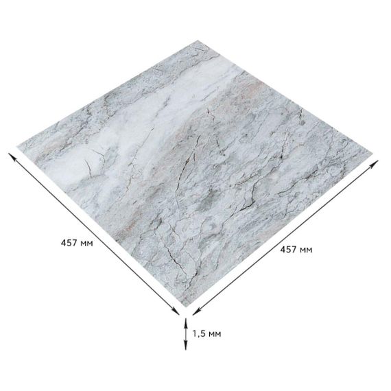 Самоклеюча LVT плитка 457х457х1.5мм (D) SW-00002465 | Зображення 4