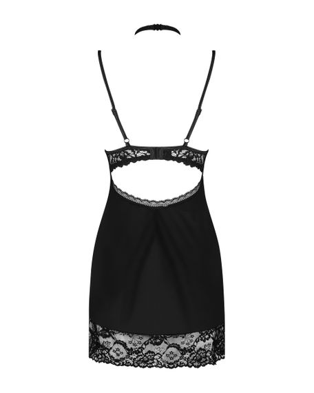 Сорочка Obsessive Raquelia chemise & thong S/M | Зображення 4