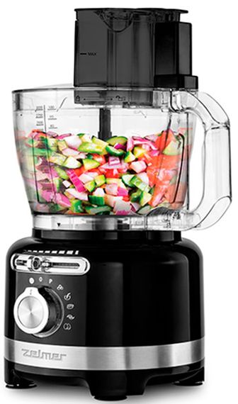 Кухонний комбайн Zelmer ZFP9000B 2000 Вт чорний | Зображення 1