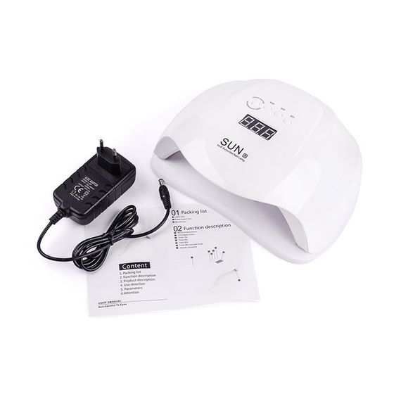 Універсальна UV/LED лампа для манікюру SUN-X Beauty nail 54W для сушіння гель-лаку, шелаку, біогеля | Зображення 4