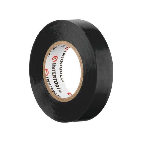 Стрічка ізоляційна 20 м чорна — Купити в Харкові, Києві INTERTOOL IT-00211 | Зображення 2