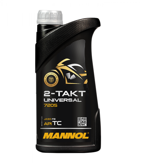 Моторна олива Mannol 7205 2Takt Universal TC JASO FB 1л