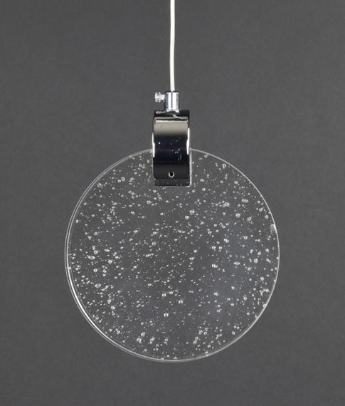 Люстра світлодіодна підвісна LED світильник для квартири на стелю лед 27632 Хром 35-180х10х15 см. | Зображення 4