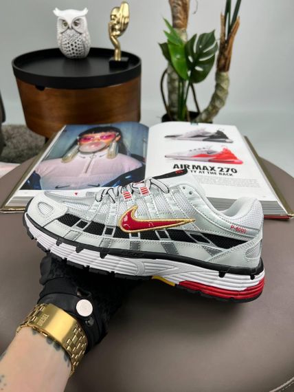 Мужские кроссовки P-6000 M White Black Red весна / лето / осень A3782 44 28 см | Зображення 2