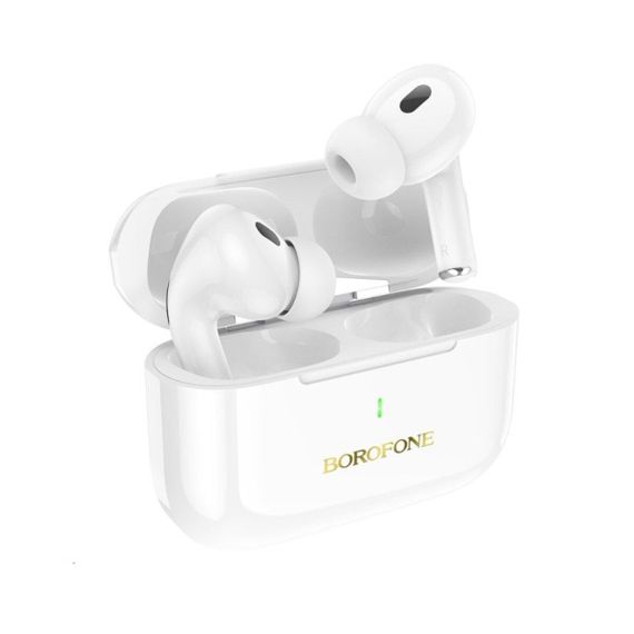 Беспроводные наушники BOROFONE BW59 Plus True wireless ANC noise reduction BT headset White | Зображення 1