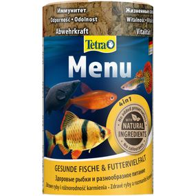 Корм сухий Tetra Menu для тропічних акваріумних рибок в пластівцях 100 мл